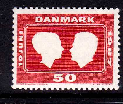 Дания  1967 г MNH - 2е марки / 2 скана - фото фото фото 0