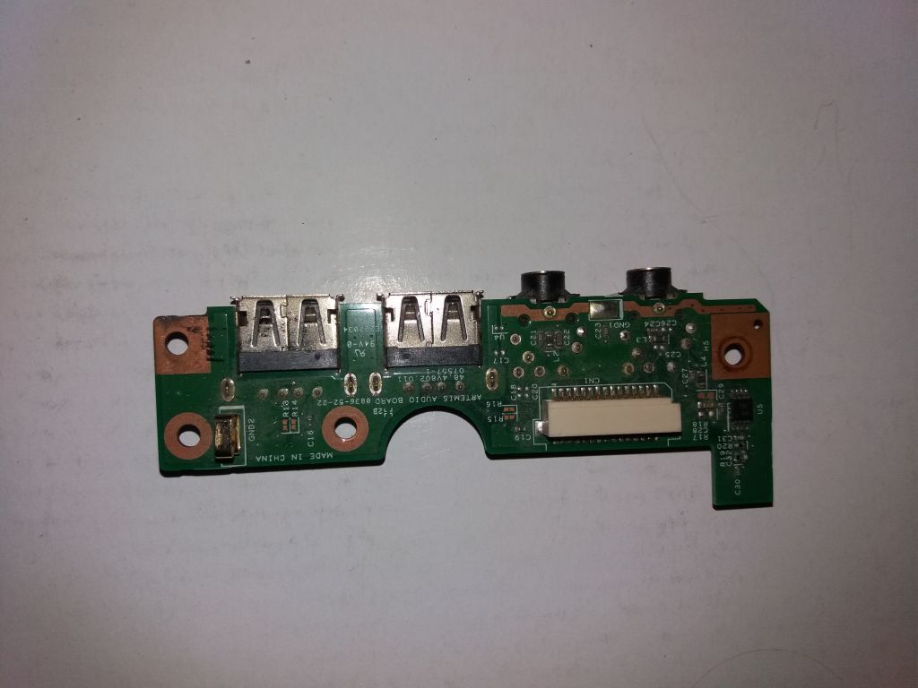 Плата разъёмов USB AUDIO звук HP EliteBook8530P 8530W 8530 - фото фото фото 1