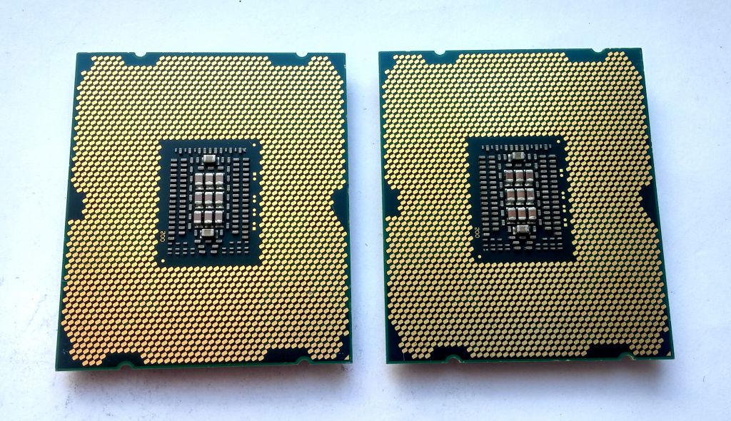 Пара 8 ядерных Xeon Intel QA80 ES Xeon E5-2648L 8C/16HT s2011 Вживане - фото фото фото 0