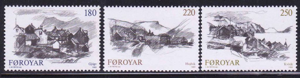 ZM Фареры / Фарерские о-ва 1982 г  MNH - горы - фото фото фото 0