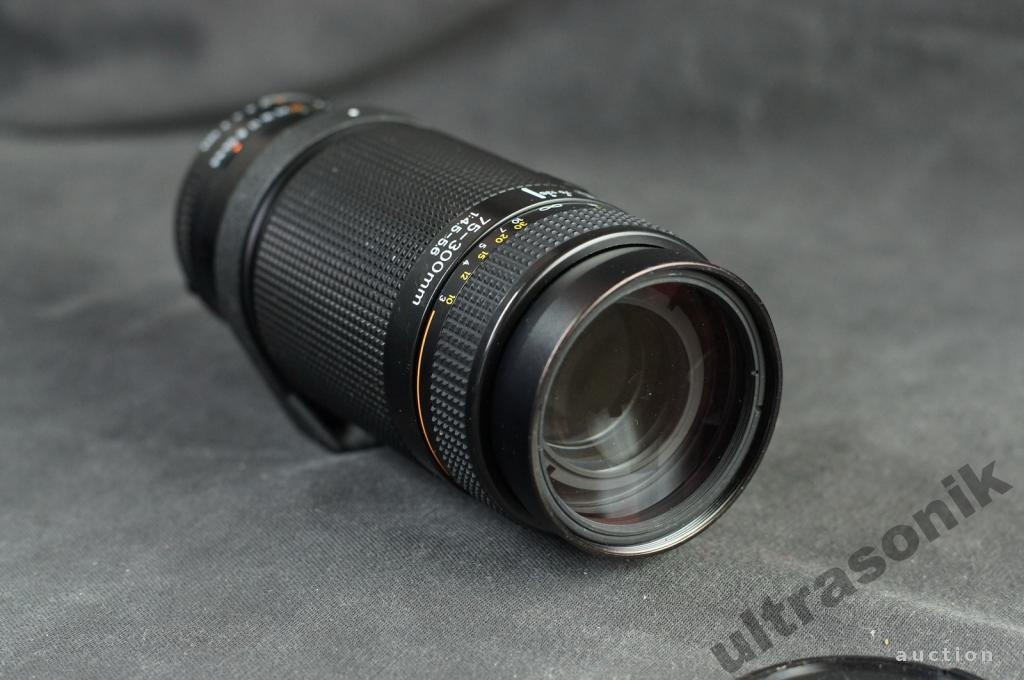 Об'єктив Nikon телеобъектив AF Nikkor 75-300mm 1:4.5-5.6 Ф62mm Japan Вживане - фото фото фото 4
