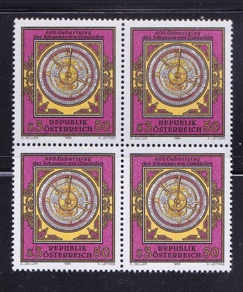 ZM Австрия  1984 г   MNH - квартблок - фото фото фото 0