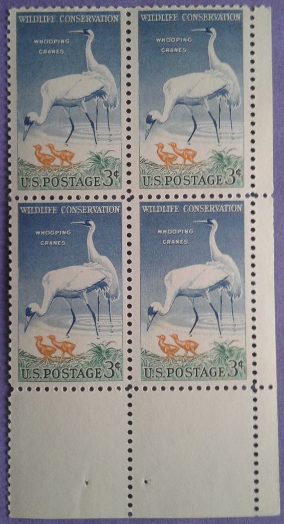 США 1957 фауна птицы Mi 721 MNH квартблок - фото фото фото 0