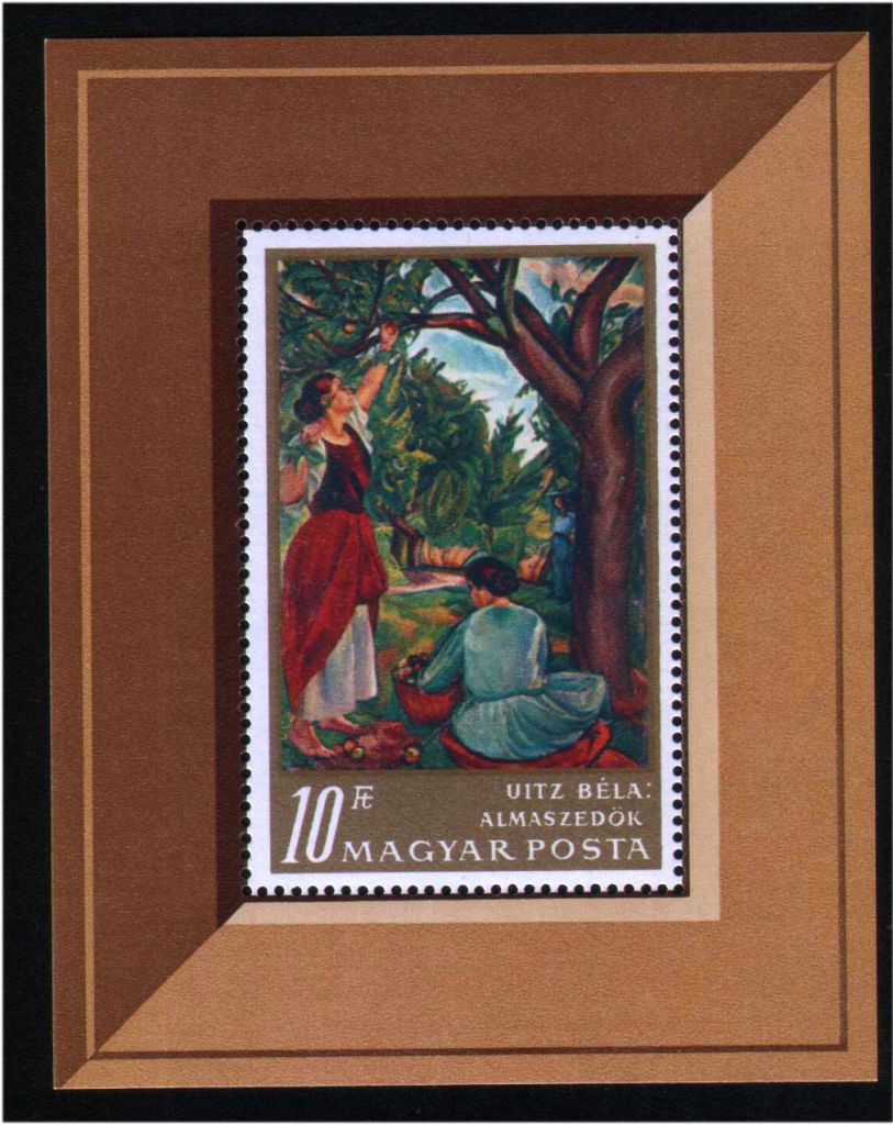 ZM  Венгрия  1967 г  MNH - искусство - блок - фото фото фото 0