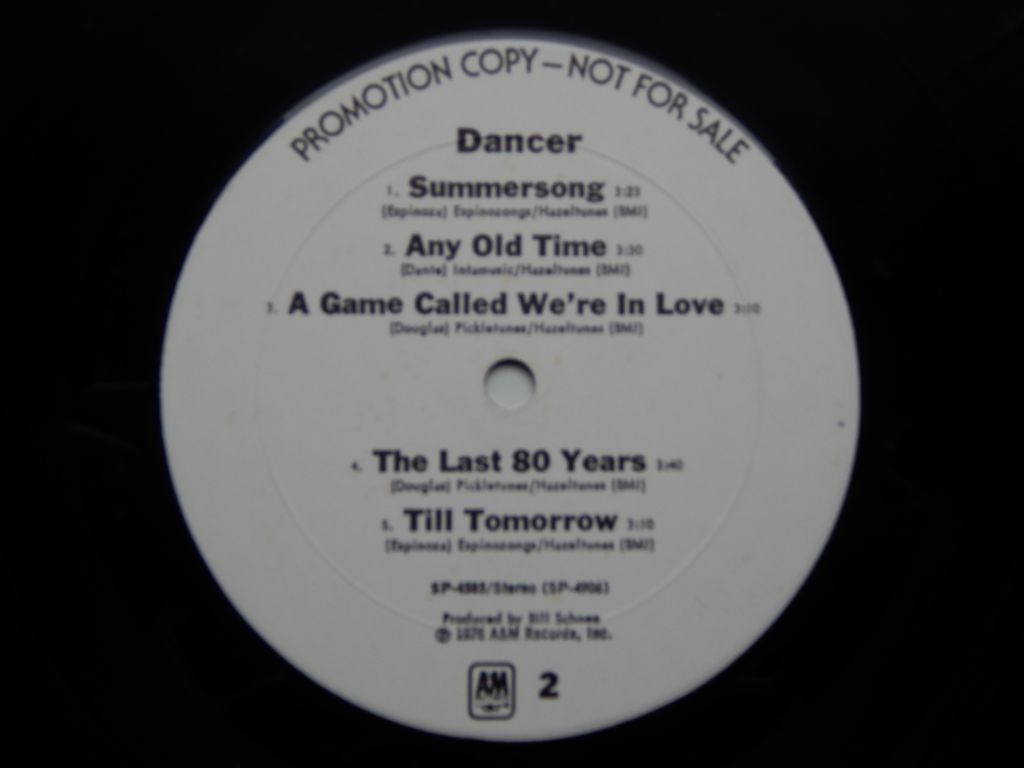 Dancer ‎– Dancer   (A&amp;M Records ‎– SP-4585, Promo, US) EX/EX - фото фото фото 3