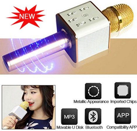 Беспроводной микрофон караоке bluetooth 4006 УЦІНКА - фото фото фото 1