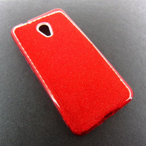 ЧЕХОЛ БЛЕСТКИ SHINING Meizu M5s красный - фото фото фото 1