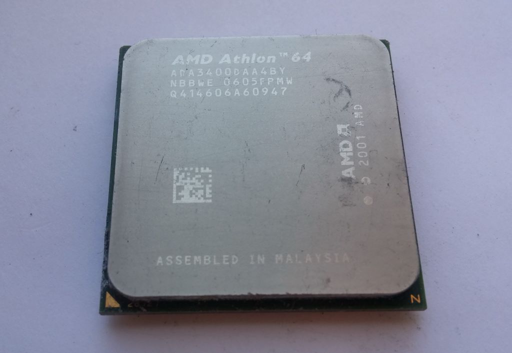 AMD Athlon 64 3400 2.20GHz/1024MB/50W  ADA3400DAA4BY socket 939 Вждиване - фото фото фото 0