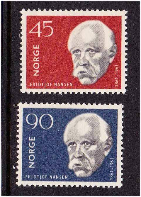 ZM  Норвегия 1961 г   MNH -  Нансен - фото фото фото 0