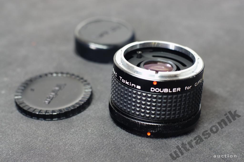 Canon FD телеконвертер Tokina RMC 2х Doubler конвертер для беззеркалок Sony, Olympus...Вживане - фото фото фото 1