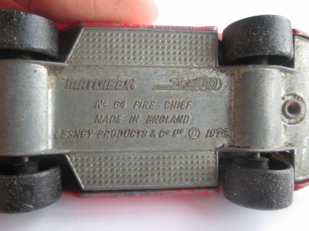 Matchbox No 64 Fire Chief Car - фото фото фото 4
