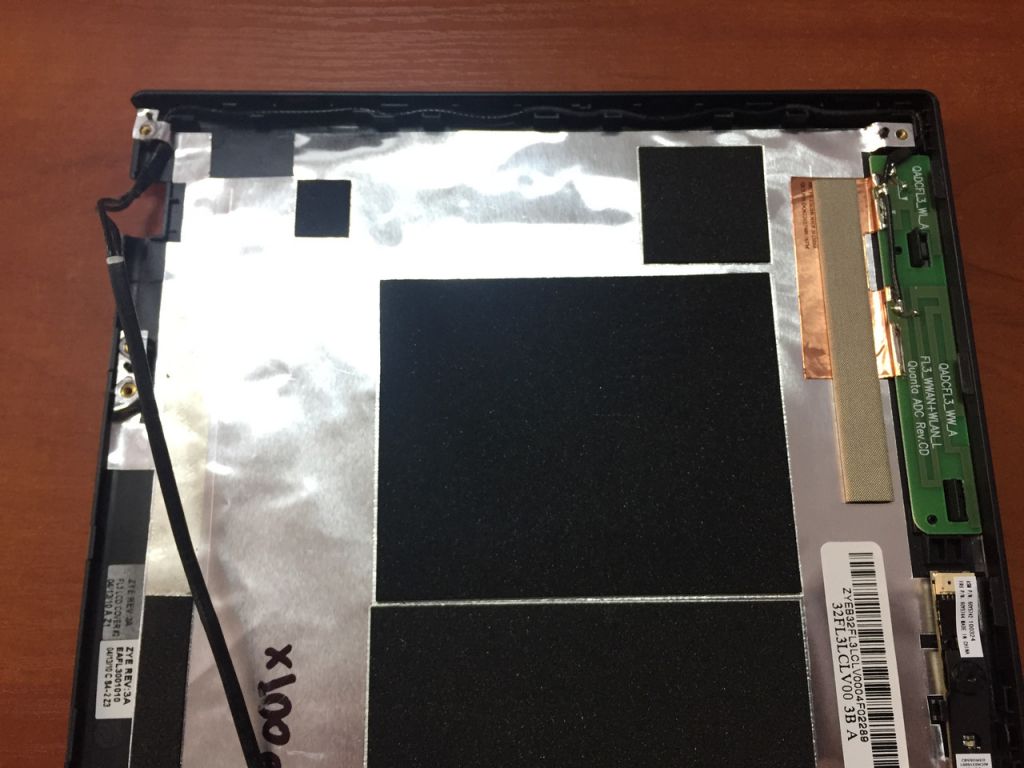 Lenovo X100e Крышка матрицы - фото фото фото 3