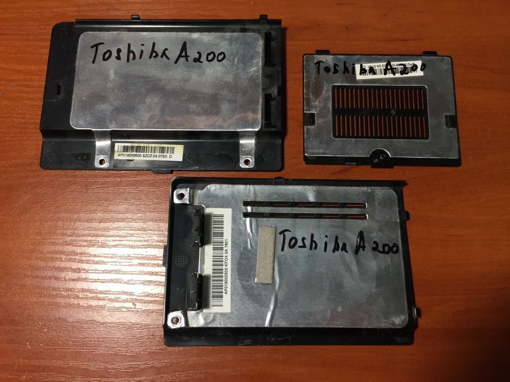 Toshiba A200 крышки HDD и RAM - фото фото фото 1