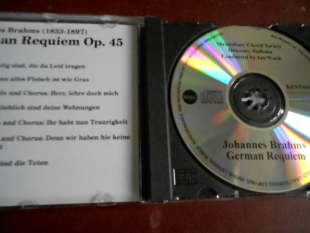 Brahms German Requiem CD фирменный б/у - фото фото фото 2