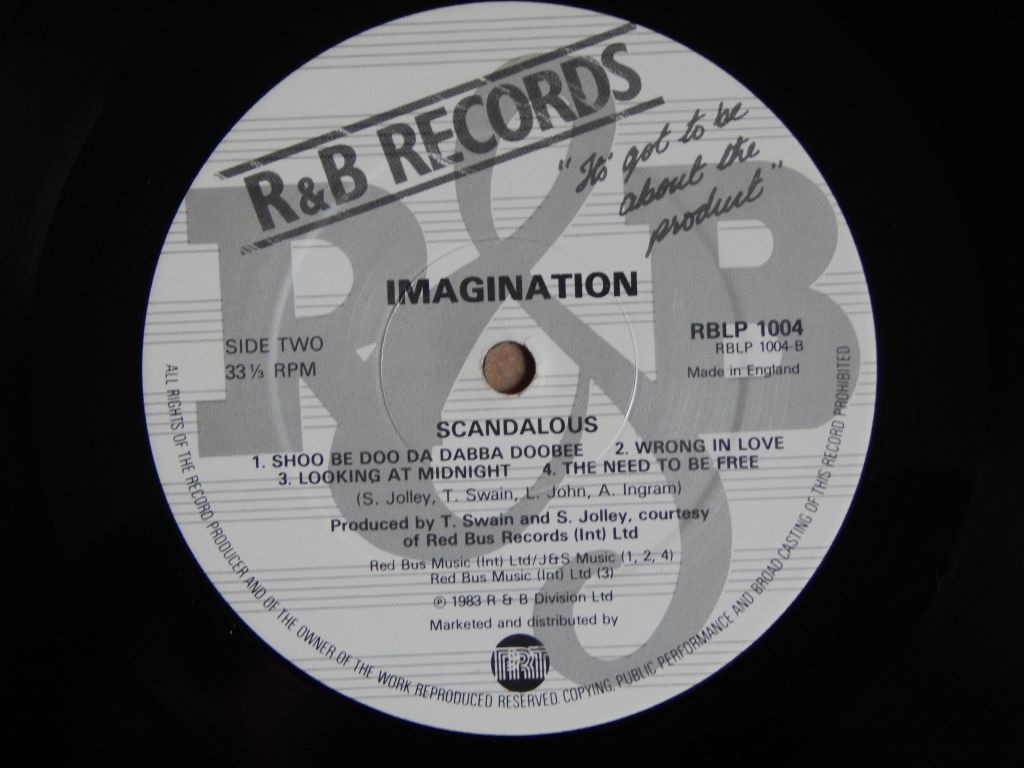 Imagination ‎– Scandalous  (R &amp; B Records ‎– RBLP 1004, UK) EX+/NM- - фото фото фото 4