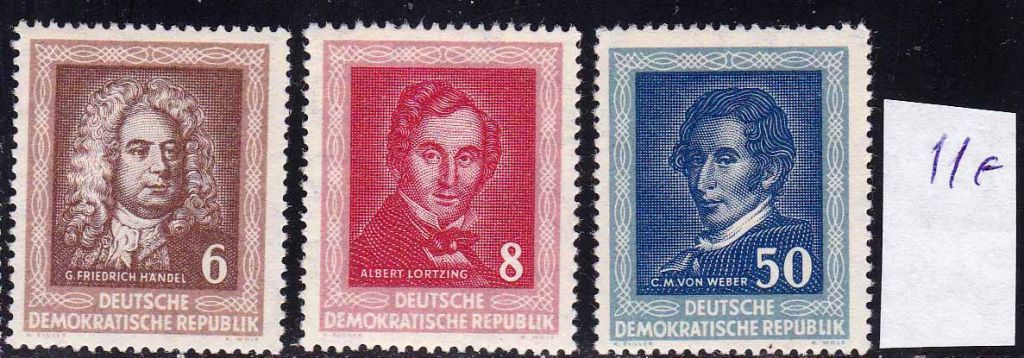 ZM ГДР 1952 г  MNH - личности - фото фото фото 0