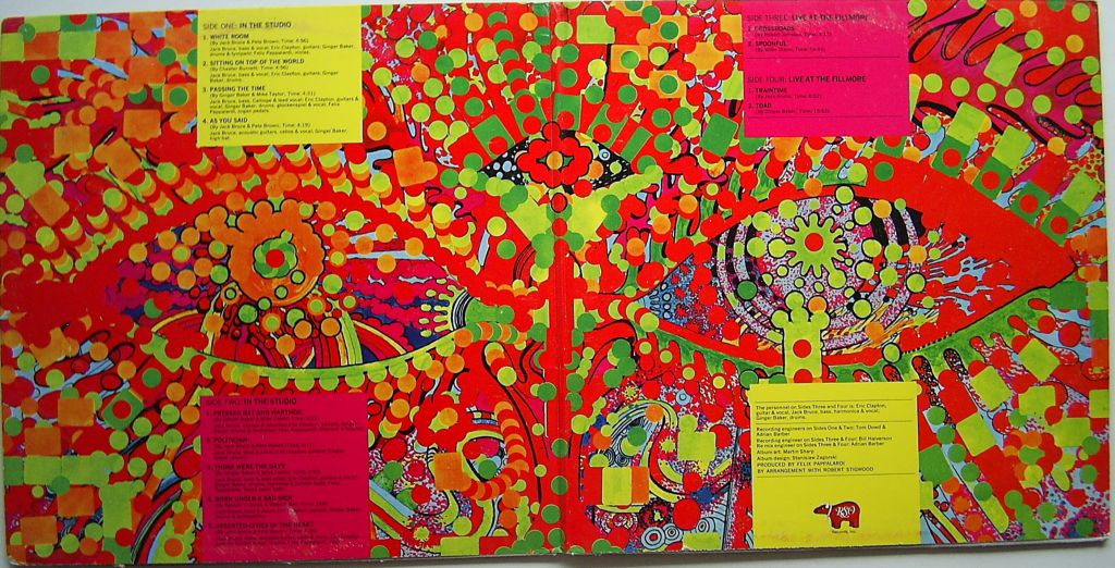 CREAM Wheels Of Fire 2LP VG-/G - фото фото фото 1