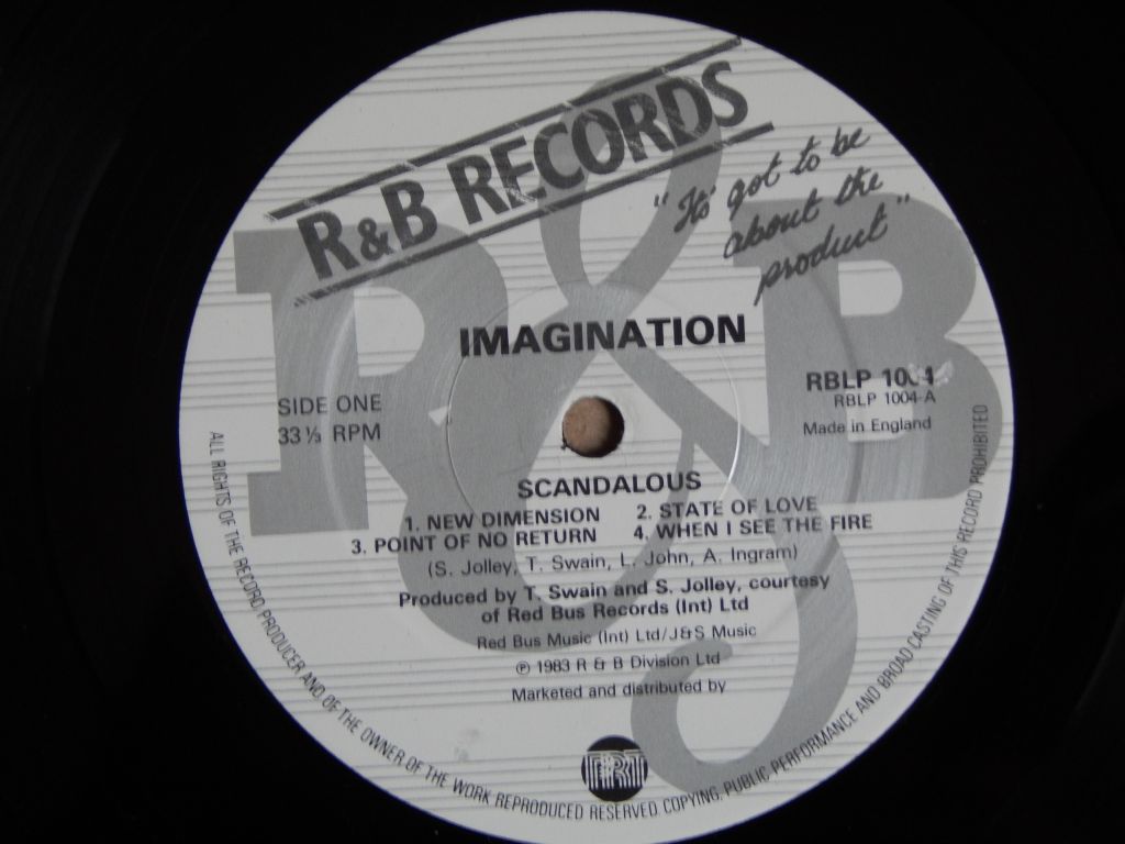 Imagination ‎– Scandalous  (R &amp; B Records ‎– RBLP 1004, UK) EX+/NM- - фото фото фото 3