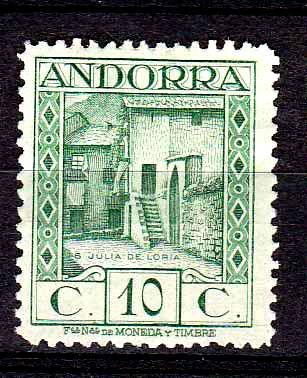 Андорра  исп. 1929 г  MH    архитектура   -  из серии - фото фото фото 0