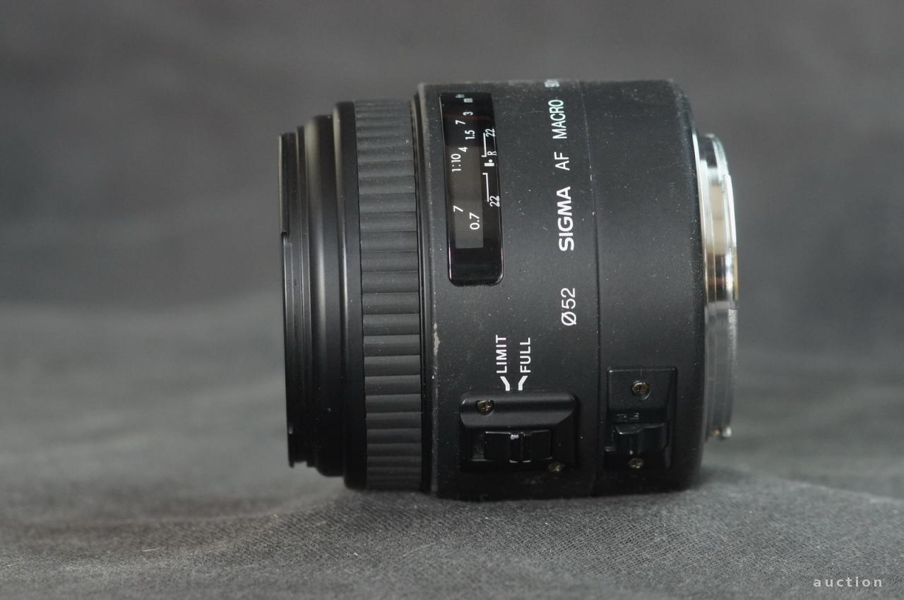 Об'єктив Canon EF, EF-S макрообъектив Sigma AF Macro 90mm 1:2.8 Macro Ф52mm Вживане - фото фото фото 1
