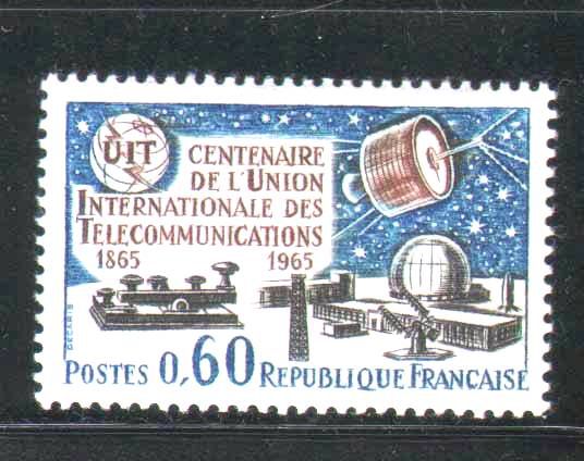 Космос. Франция 1965 г MNH - фото фото фото 0