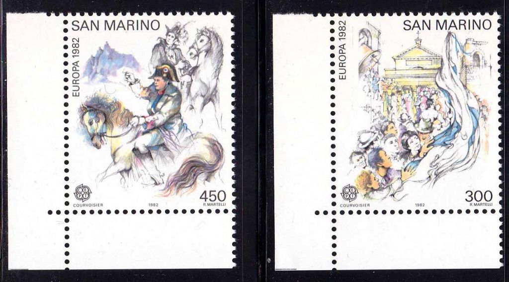 ZM Сан Марино 1982 г MNH - искусство - фото фото фото 0