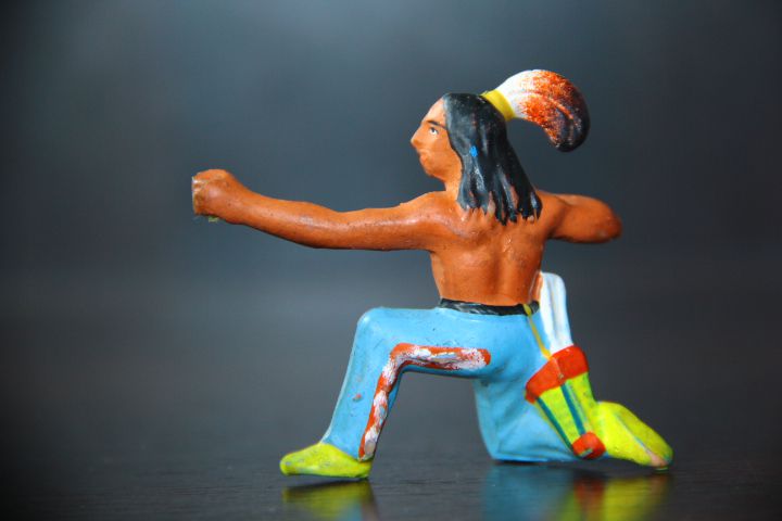индеец ГДР №034 Мичикиниква Эмиль Байер ОЧЕНЬ МЯГКАЯ РЕЗИНА!! - фото фото фото 1