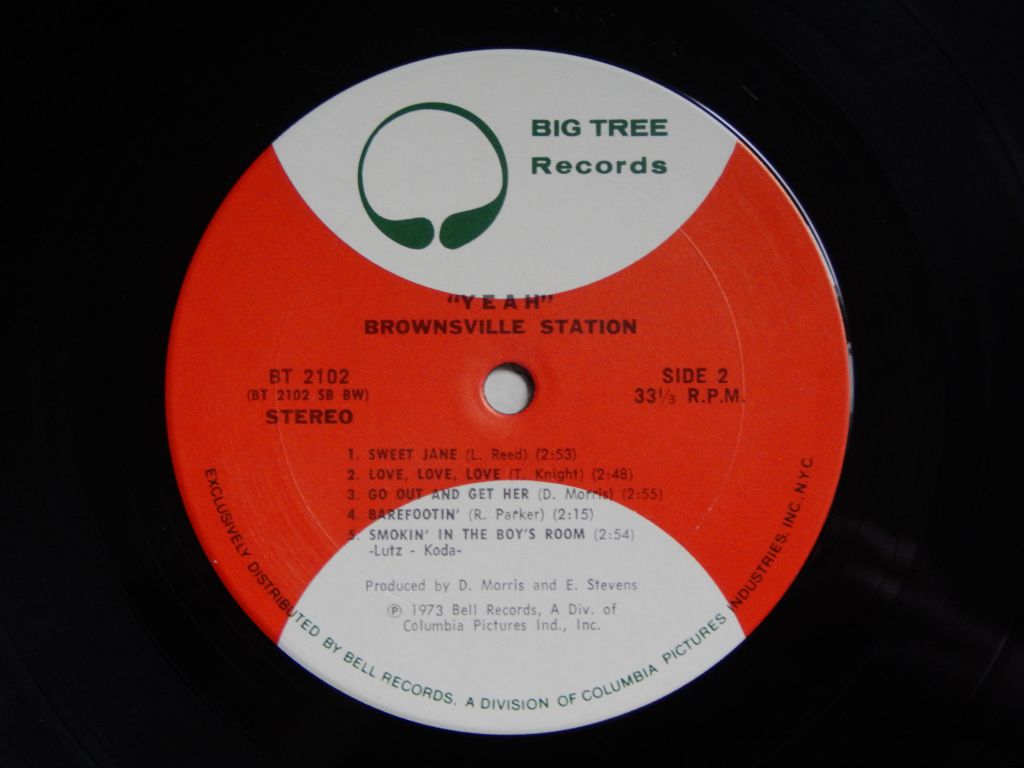 Brownsville Station ‎– Yeah!  (Big Tree Records ‎– BT 2102, US) EX+/EX+ - фото фото фото 3