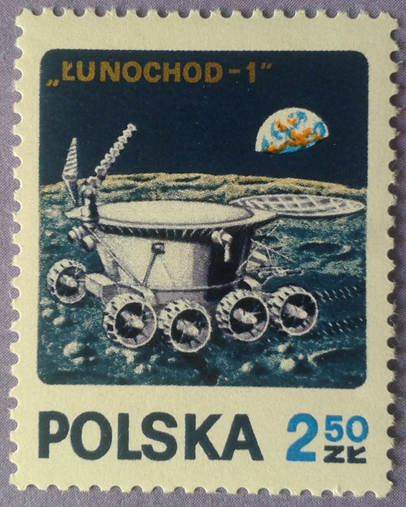 Польша 1971 космос Луна-17 Луноход-1 Mi 2122 MNH - фото фото фото 0