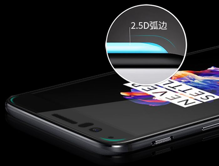 QKAS OnePlus 5 защитное стекло 9Н 2.5D - фото фото фото 4