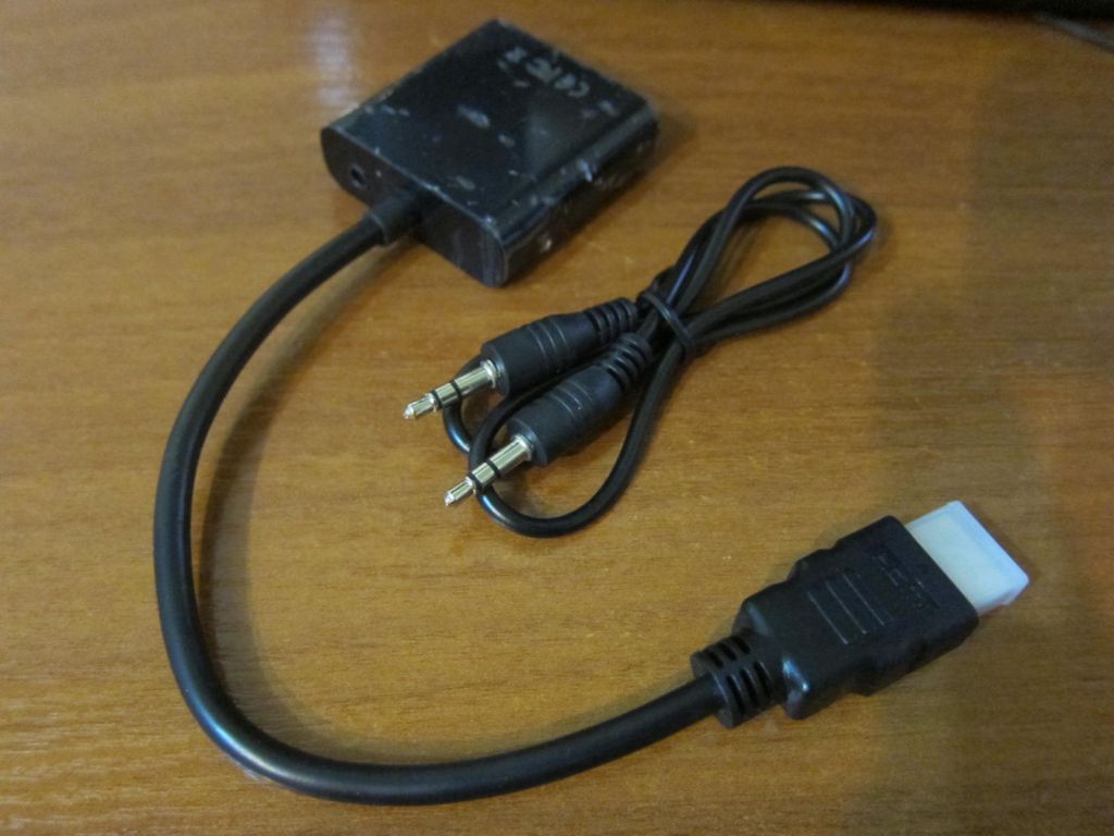 Конвертер  HDMI  в VGA + звук - фото фото фото 1