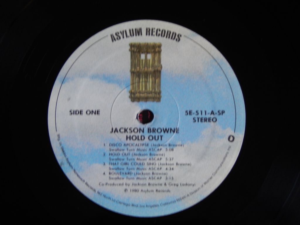 Jackson Browne ‎– Hold Out   (Asylum Records ‎– 5E-511, US) EX+/NM- - фото фото фото 2