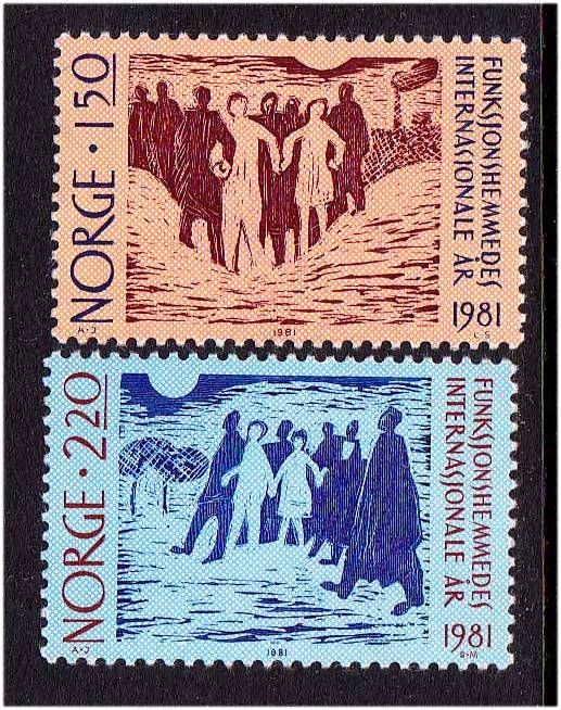 ZM  Норвегия 1981 г   MNH - - фото фото фото 0