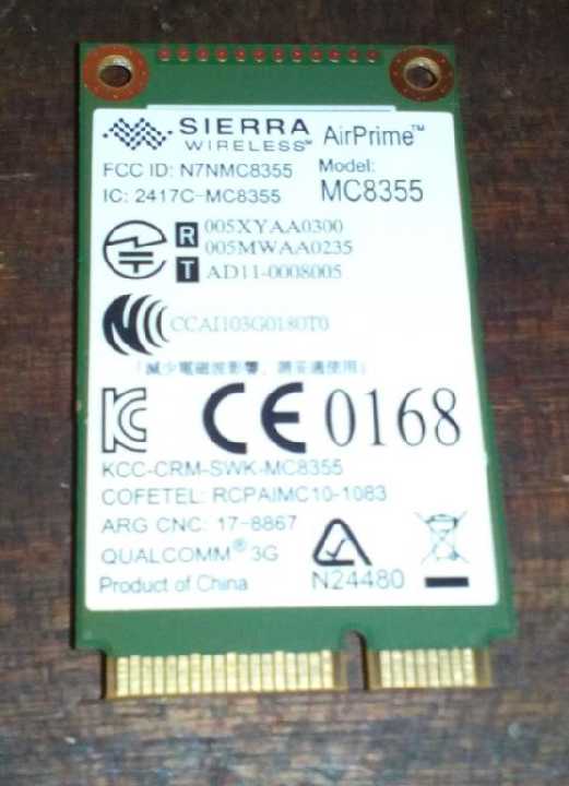 CDMA GSM модем HP GOBI3000 miniPCI-E  UN2430 MC8355 - фото фото фото 1