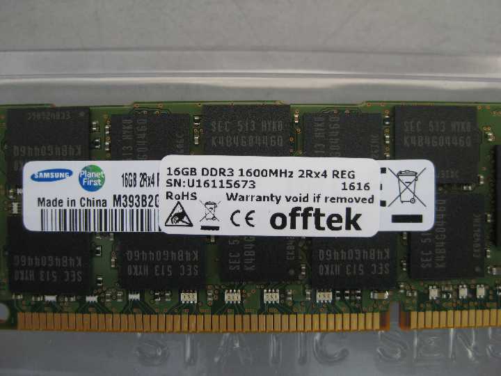 Модуль памяти DDR3 16Gb PC3-12800 REG     (1600MHz) - фото фото фото 2