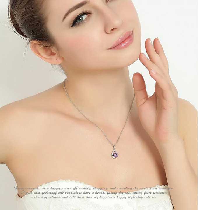 БЛЕСК!  КУЛОН С БРИЛЛИАНТОМ 3ct СЕРЕБРО 925 - фото фото фото 6