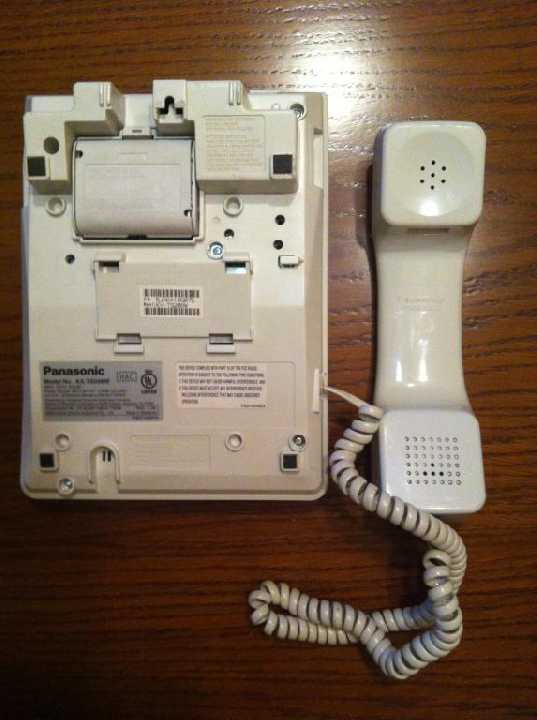 Телефон Panasonic KX-TS208W на 2 тел. линии - фото фото фото 1