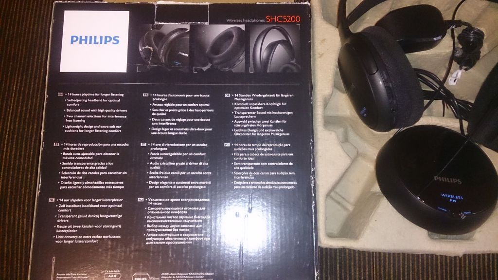 БЕСПРОВОДНЫЕ НАУШНИКИ  PHILIPS SHC5200 499 ГРН - фото фото фото 1