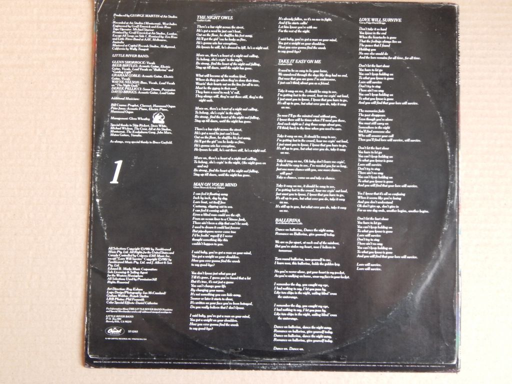 Little River Band ‎– Time Exposure  (Capitol Records ‎– ST-12163, US) EX+/EX+ - фото фото фото 2