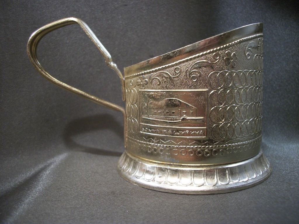 1685 Подстаканник, памятник, московский вокзал, домик Каширина, не частый, легкий. - фото фото фото 6