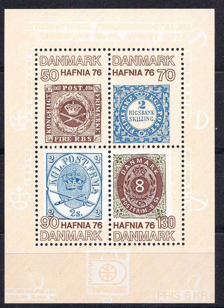 Дания  1976 г  MNH - блок - фото фото фото 0
