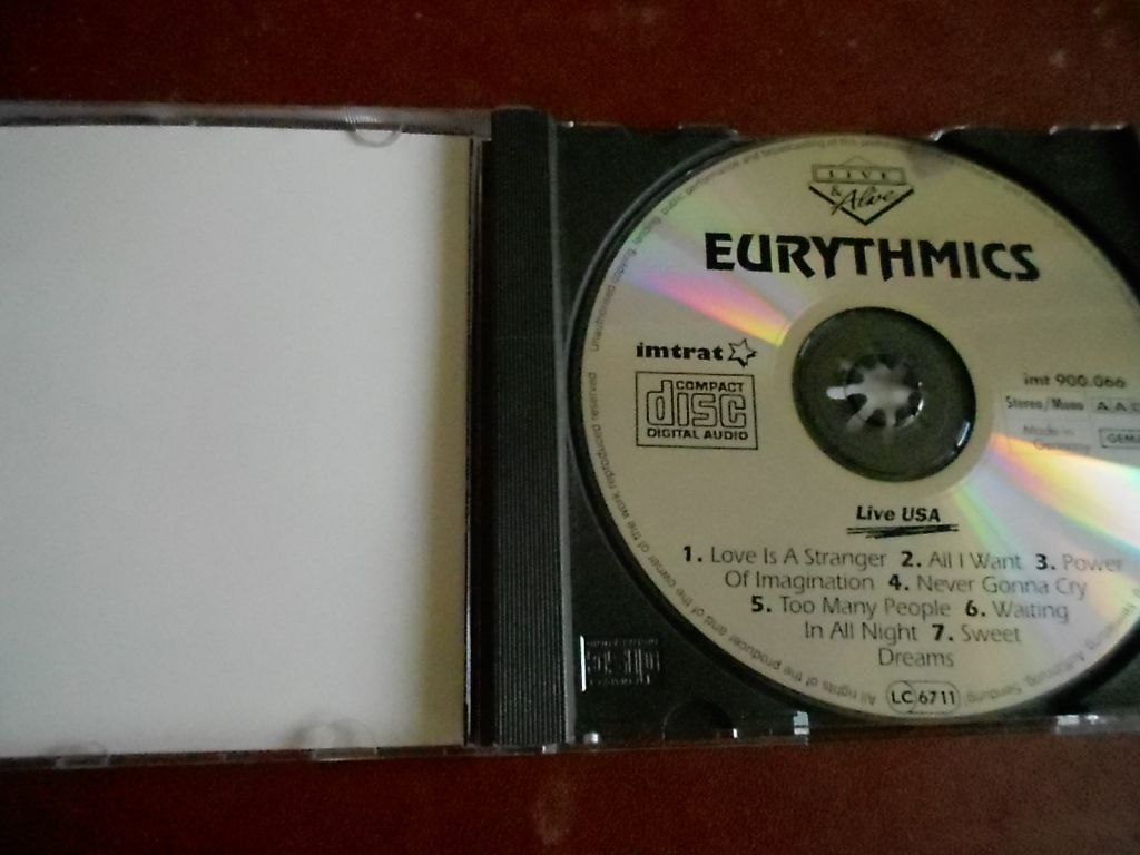 Eurythmics Live USA CD фирменный б/у - фото фото фото 2