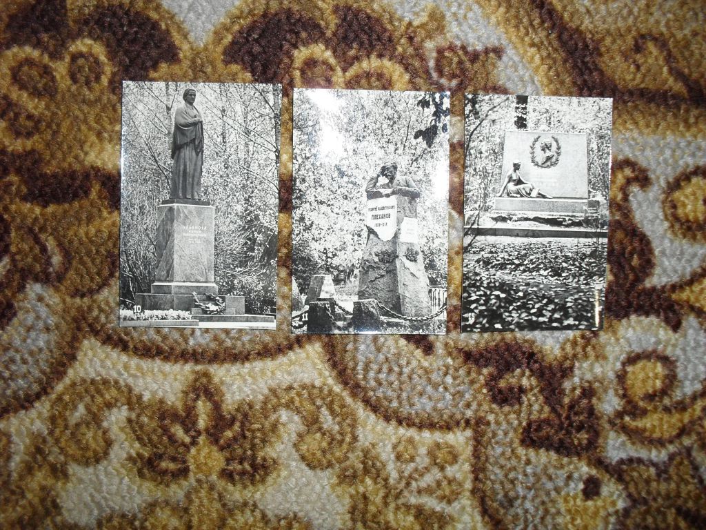 Набор минифотоснимков Литераторские мостки 1974г. - фото фото фото 4