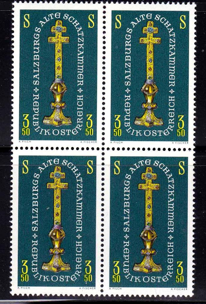 ZM Австрия 1967 г NNH - квартблок - фото фото фото 0