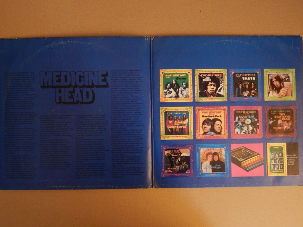 Medicine Head ‎– Pop History Vol 25  (Polydor ‎– 2625 026, Germany) EX+/EX+/EX+ - фото фото фото 2