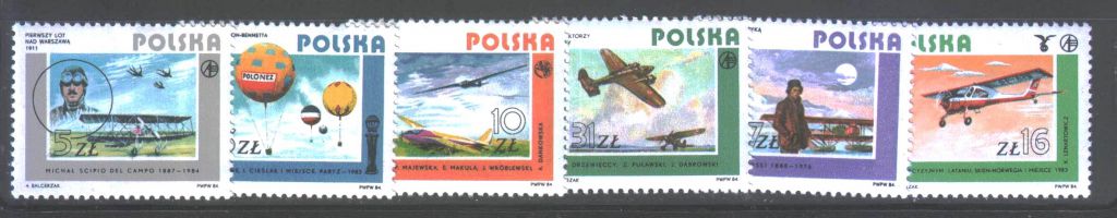 Авиация . Польша  1984 г MNH - 2а скана - фото фото фото 0