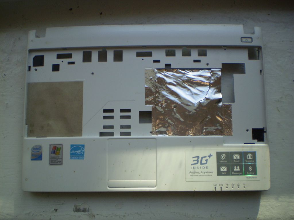 корпус нeтбука LG X110-верх нижней части - фото фото фото 0