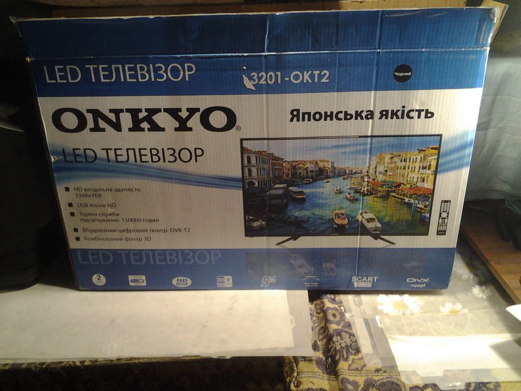 Телевизор LED ONKYO 3201 OKT2 РАЗБИТА Матрица - фото фото фото 5