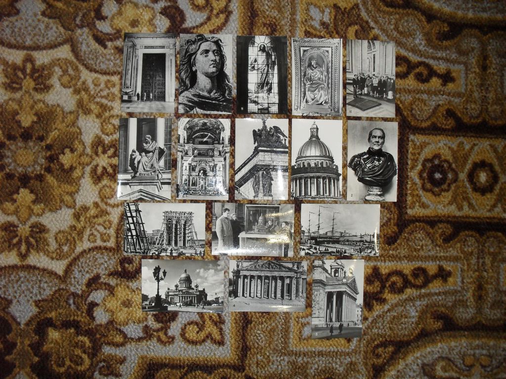 Набор минифотоснимков Исакиевский собор 1969г. - фото фото фото 1
