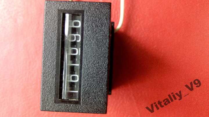 E630  Digit Impulse Counter 24 VDC 2W. - фото фото фото 1